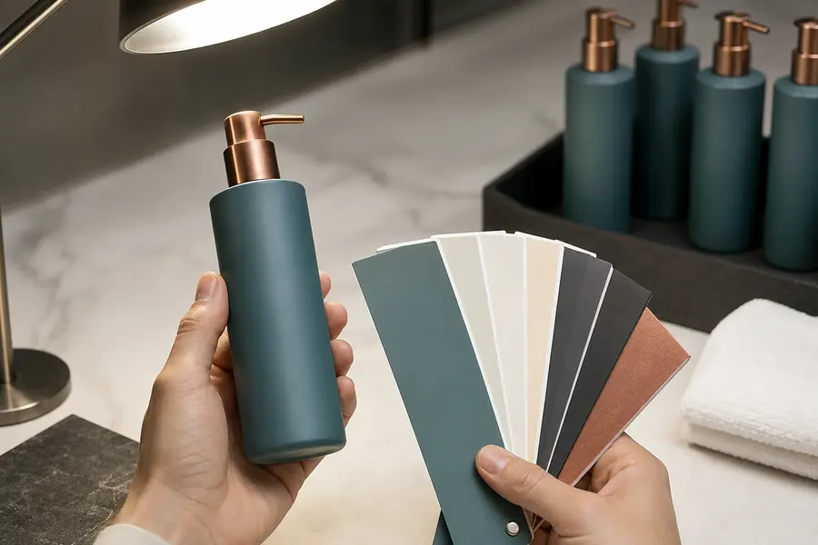Amenity packaging color matching