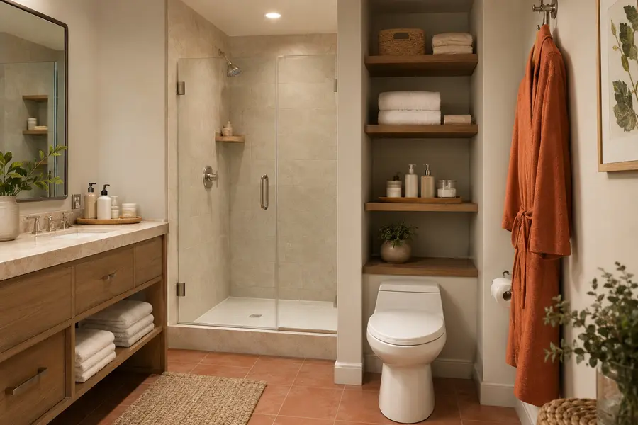 Serviced apartment refillable amenity program