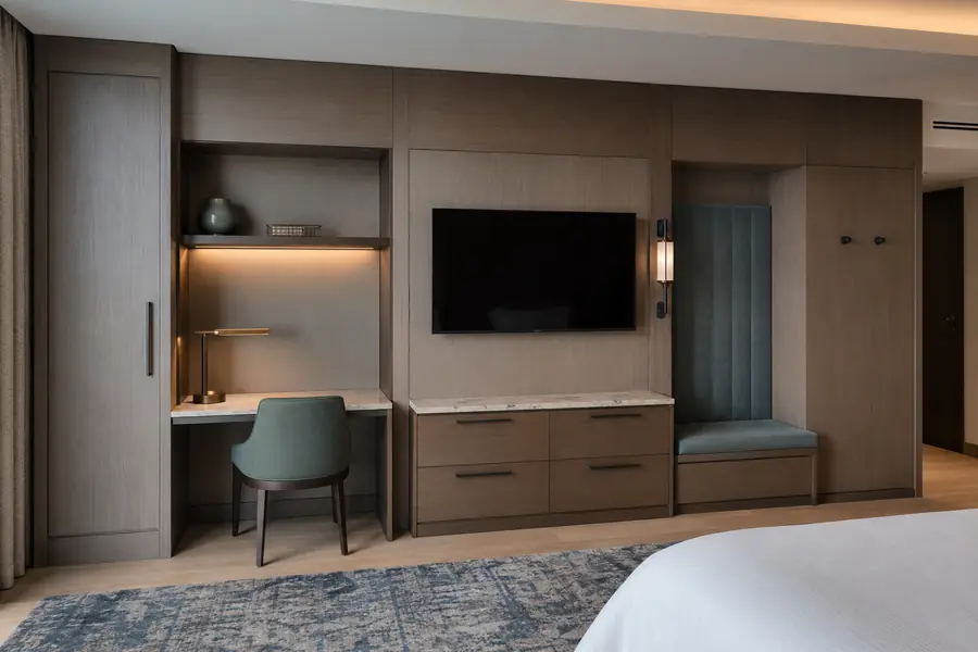 Connecting Furniture Panels for hotels and hospitality properties
