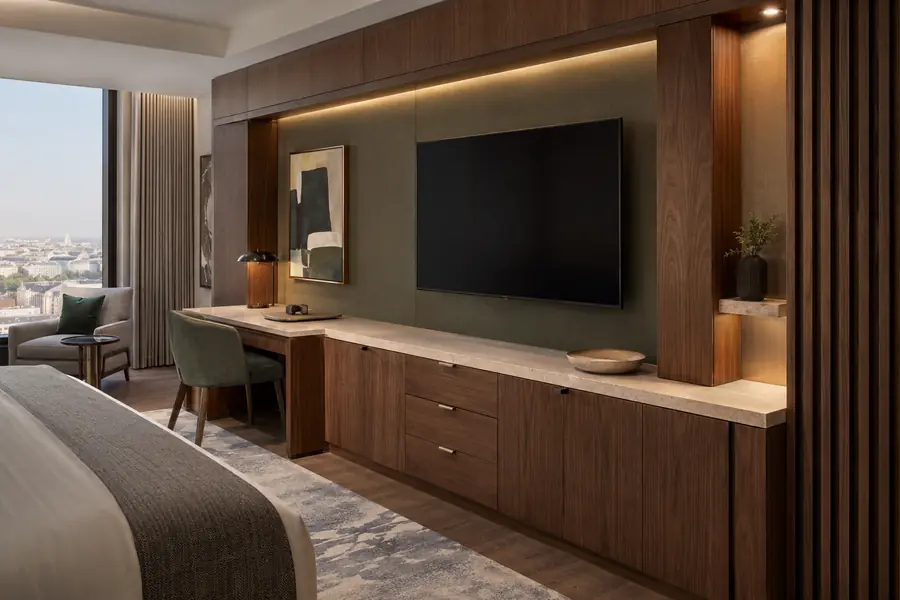 Custom Hotel Casegoods for hotels and hospitality properties