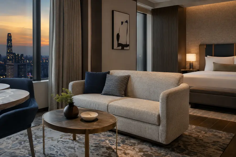 Sofas for hotels and hospitality properties