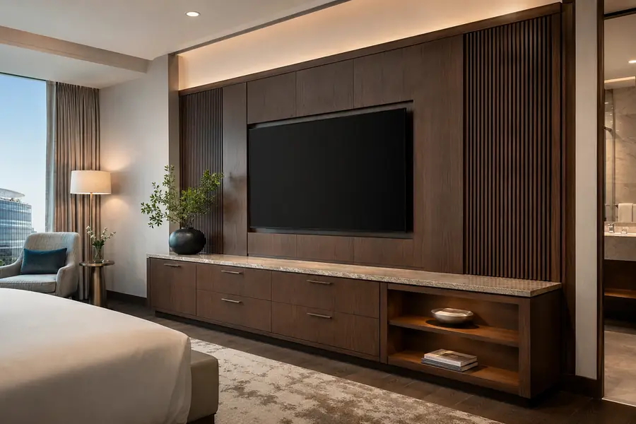 TV Units for hotels and hospitality properties
