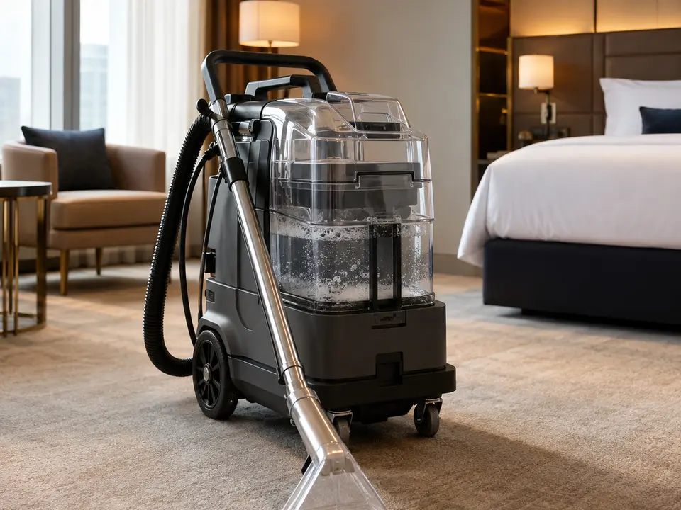 Carpet Extractors for hotel housekeeping and commercial janitorial operations