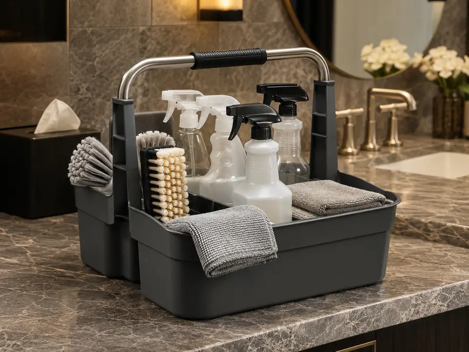 Cleaning Caddies for hotel housekeeping and commercial janitorial operations