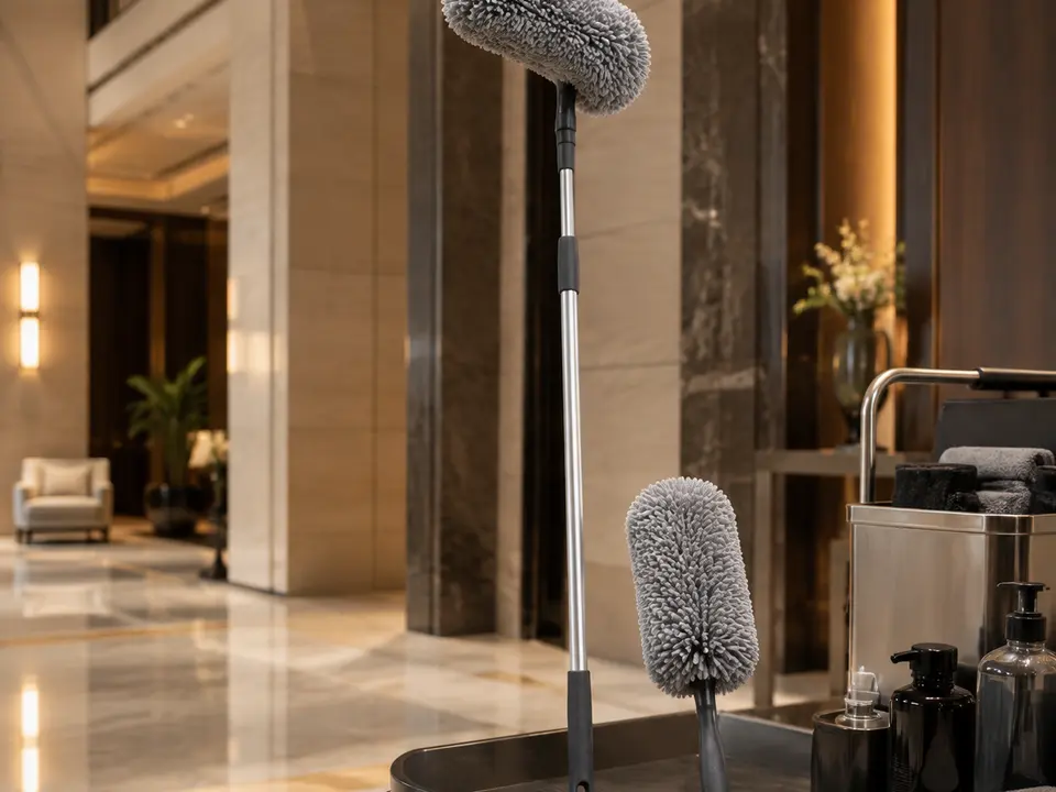 Dusters for hotel housekeeping and commercial janitorial operations