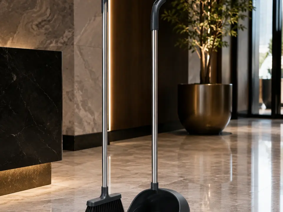 Dustpans for hotel housekeeping and commercial janitorial operations