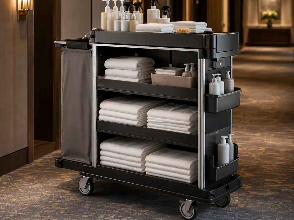 Housekeeping Carts for hotel housekeeping and commercial janitorial operations