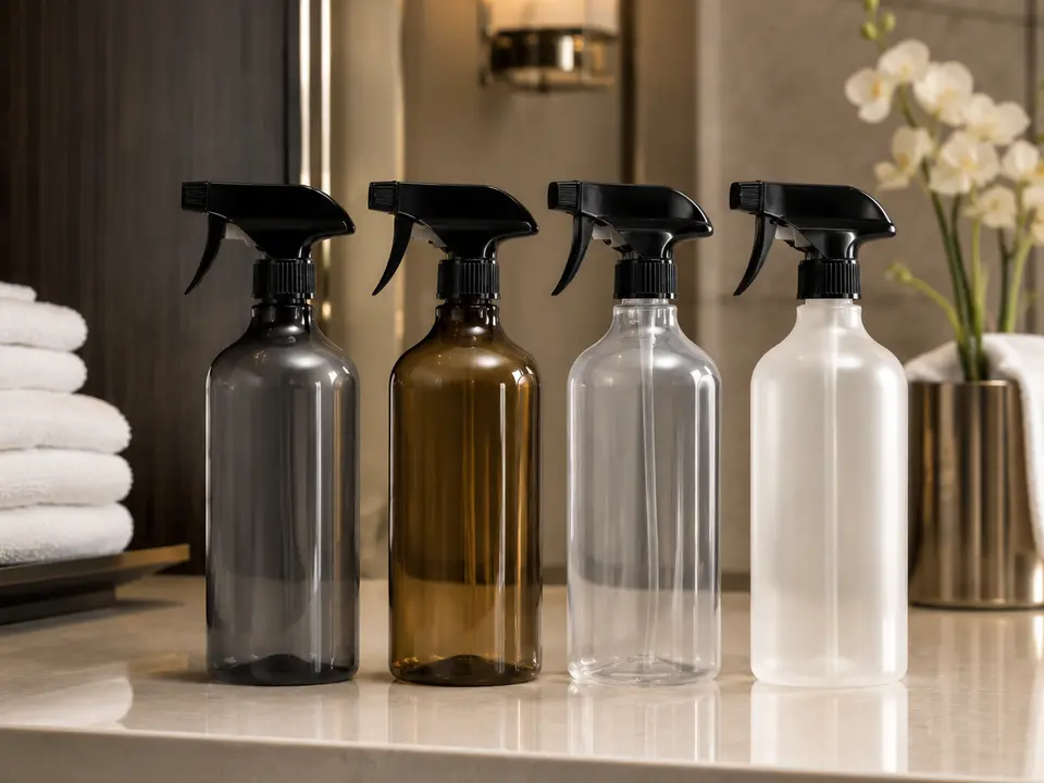 Spray Bottles for hotel housekeeping and commercial janitorial operations