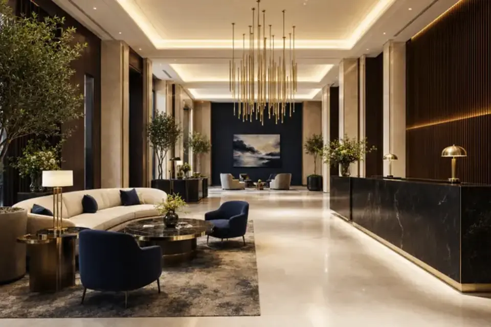 Hospitality furniture fixtures and equipment requiring material-safe cleaning methods