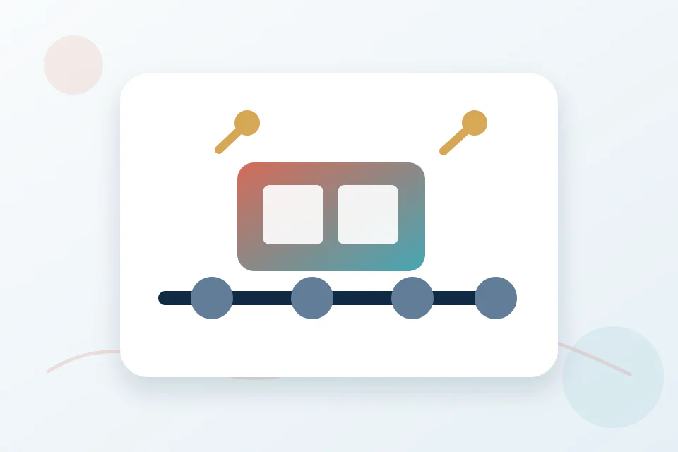 Illustration of commercial equipment moving through production