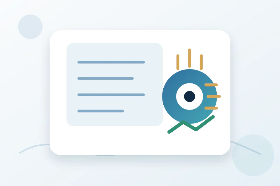 Illustration of a product specification document and equipment component