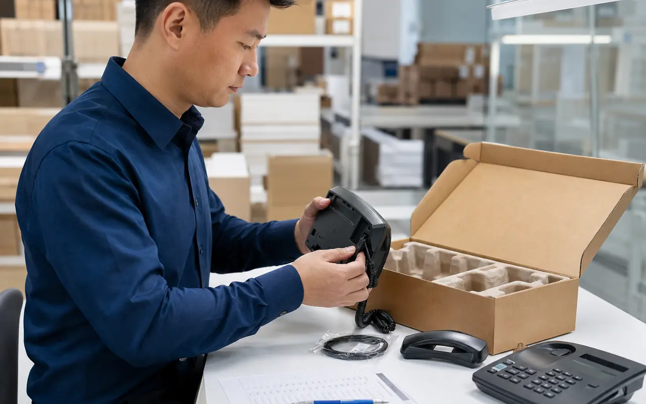 Incoming quality inspection for hotel electronics