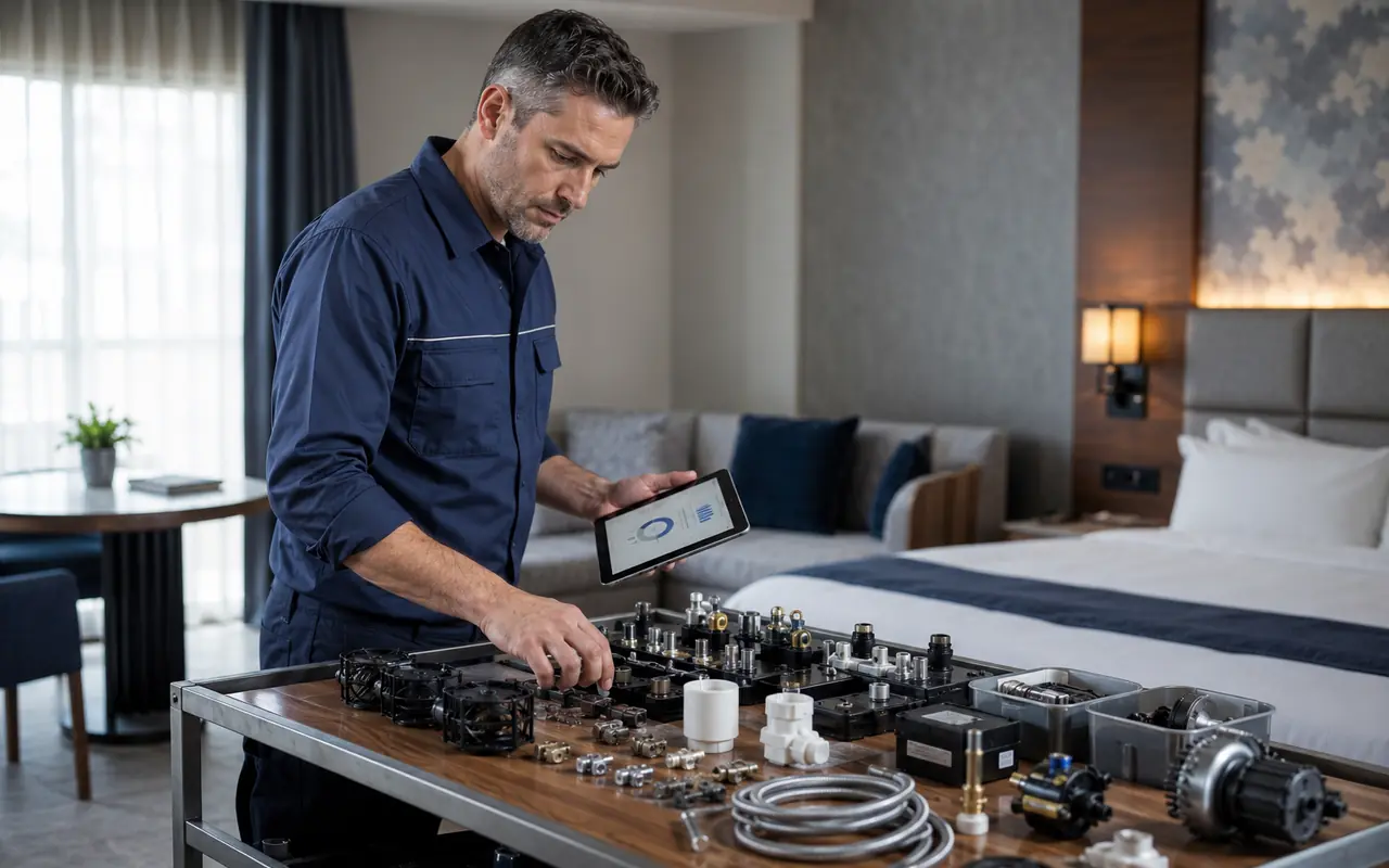 Lower lifecycle cost for hotel in-room appliances and electronics