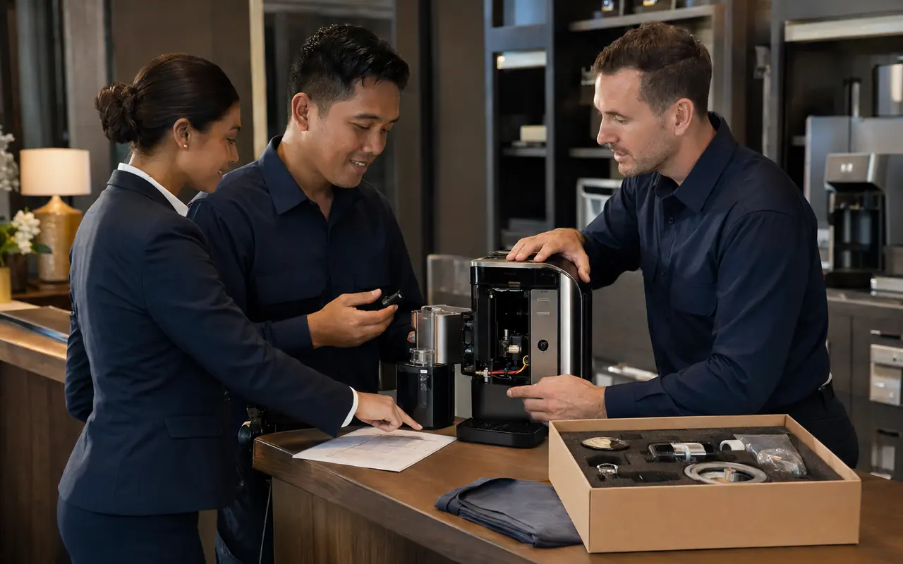 After-sales support for hotel appliances and electronics