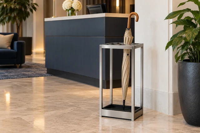Drip-tray umbrella racks