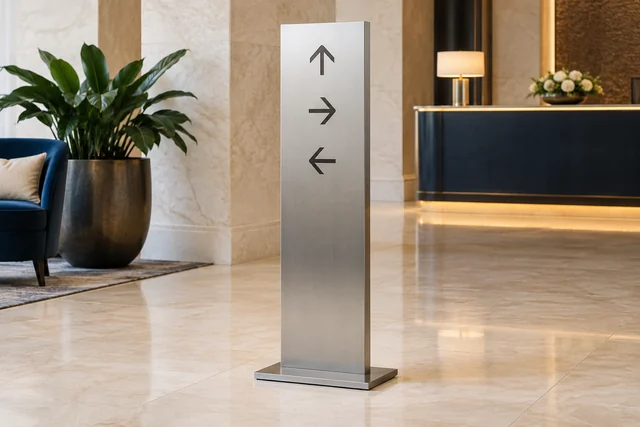 Lobby signage