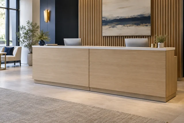 Modular reception counters