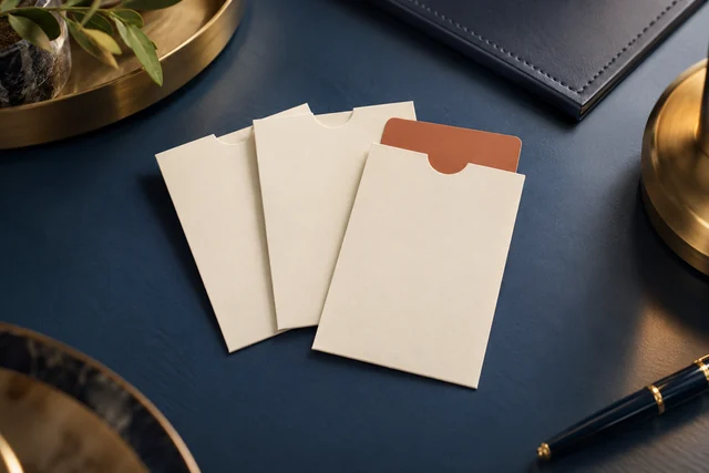 Paper key-card sleeves