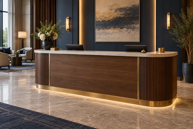 Reception desks