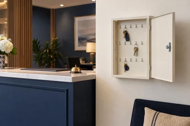 Wall-mounted key cabinets