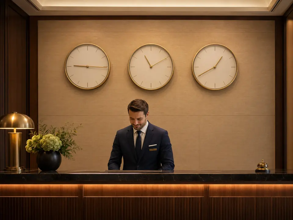 Clocks for hotels and hospitality properties