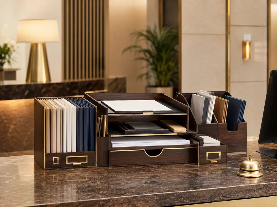 Document Organizers for hotels and hospitality properties