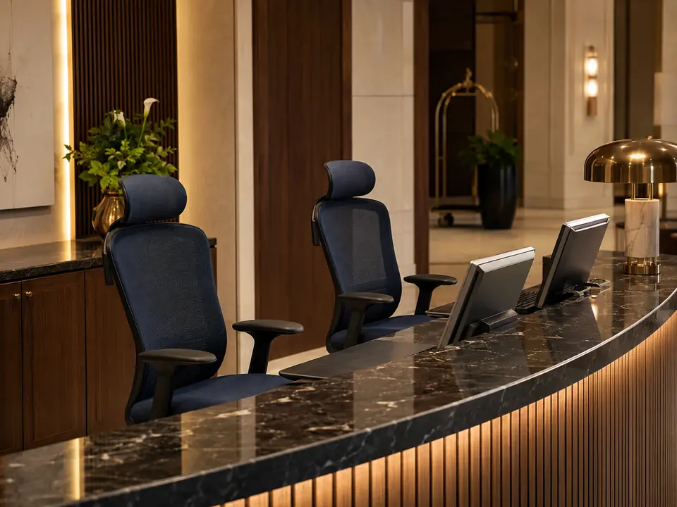Front-Desk Chairs for hotels and hospitality properties