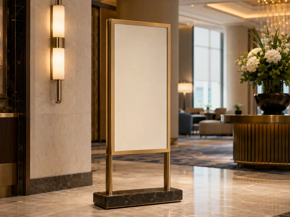 Lobby Signage for hotels and hospitality properties