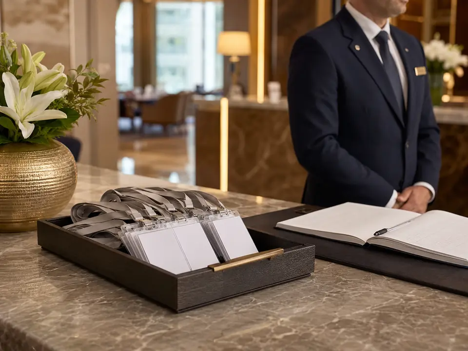 Visitor Badges for hotels and hospitality properties