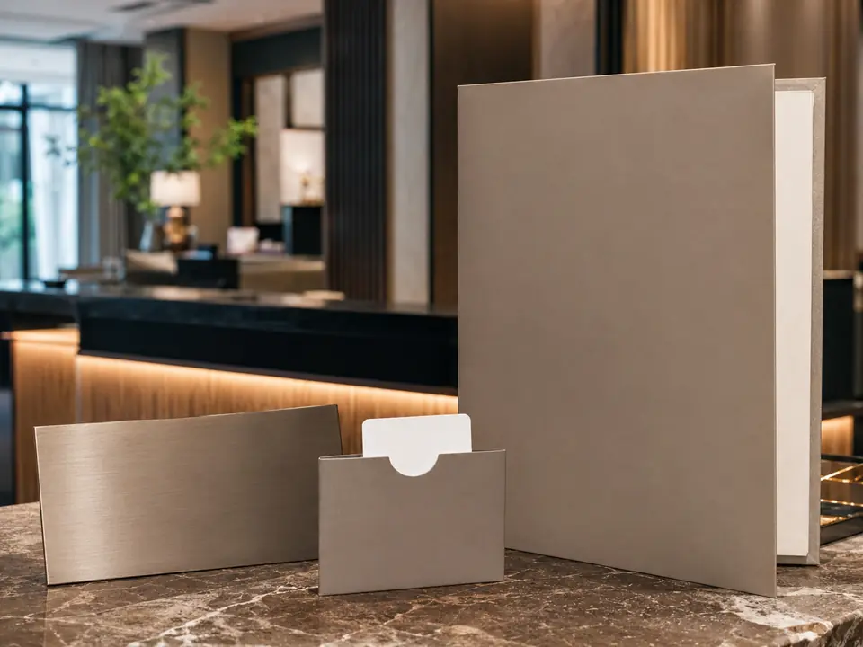 Brand-ready lobby and front-desk presentation standards