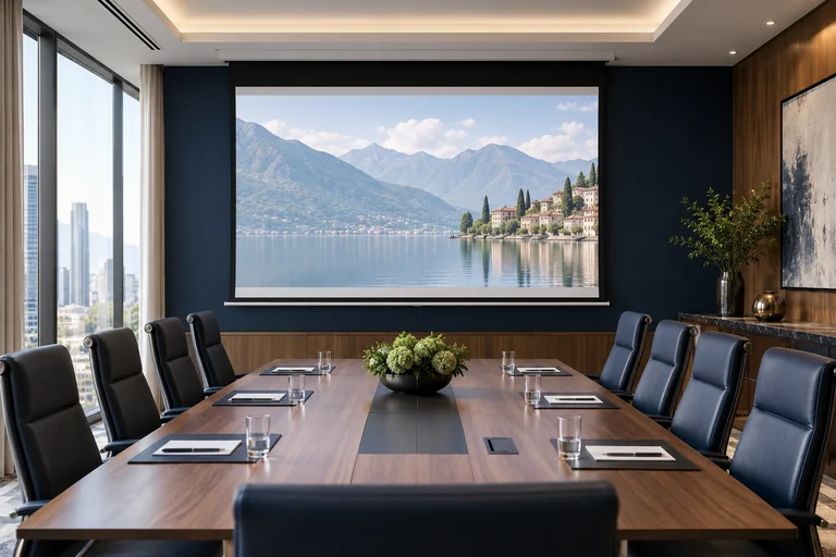 Motorized Projection Screens