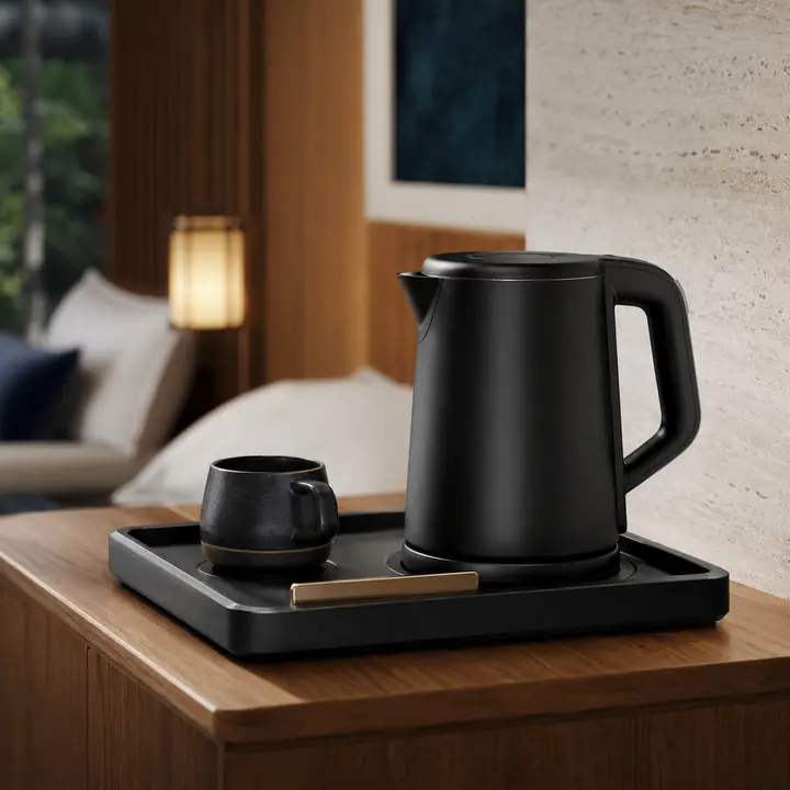 Electric Kettles for hotel minibars and in-room beverage service