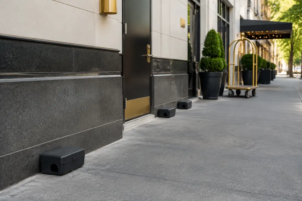 Bait Stations for hospitality pest-management programs