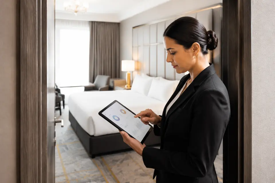 Digital Room Report Digital Room Report in a hospitality pest and bed bug control program