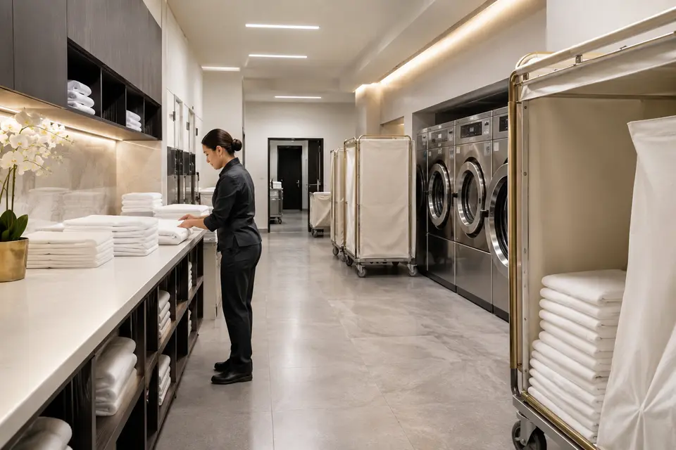 Laundry containment categories Covered cart and closable bags for controlled linen transport