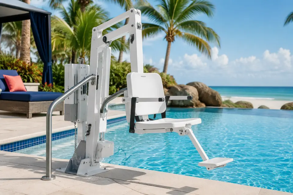 Accessible Pool Lifts for resorts, hotels, and aquatic facilities