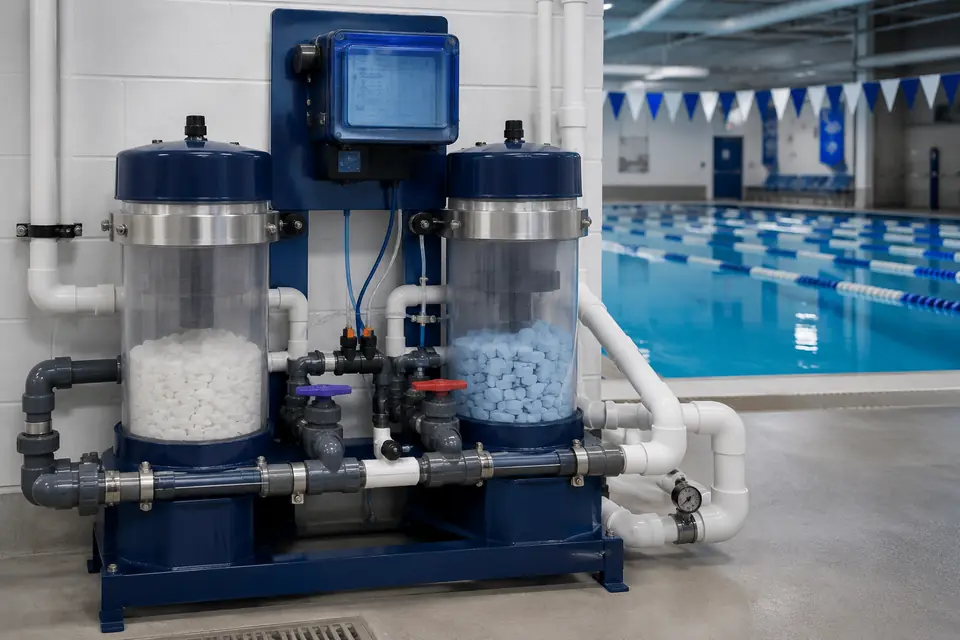 Chlorine & Bromine Systems for resorts, hotels, and aquatic facilities