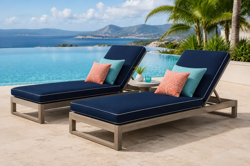 Commercial Chaise Lounges for resorts, hotels, and aquatic facilities