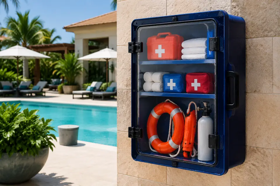First-Aid & Emergency Equipment for resorts, hotels, and aquatic facilities