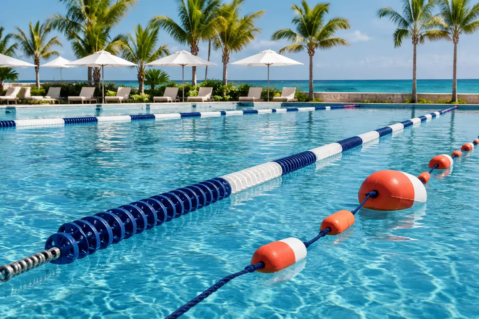 Lane Lines & Buoys for resorts, hotels, and aquatic facilities