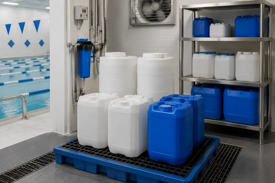 Pool Chemicals for resorts, hotels, and aquatic facilities