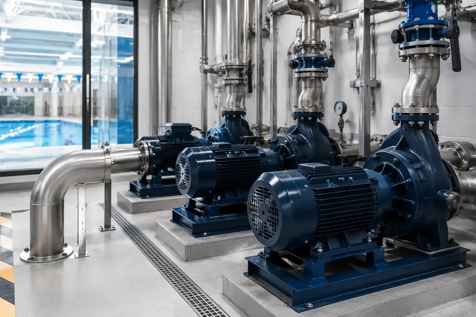 Pool Pumps & Motors for resorts, hotels, and aquatic facilities