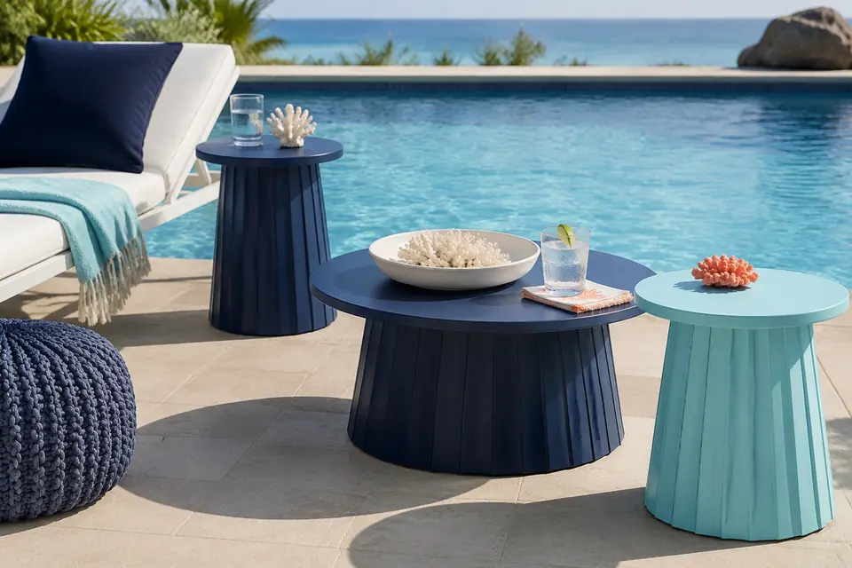 Poolside Tables for resorts, hotels, and aquatic facilities