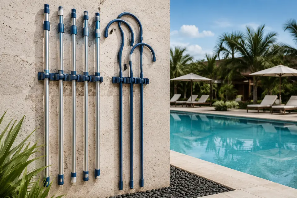 Reaching Poles & Hooks for resorts, hotels, and aquatic facilities