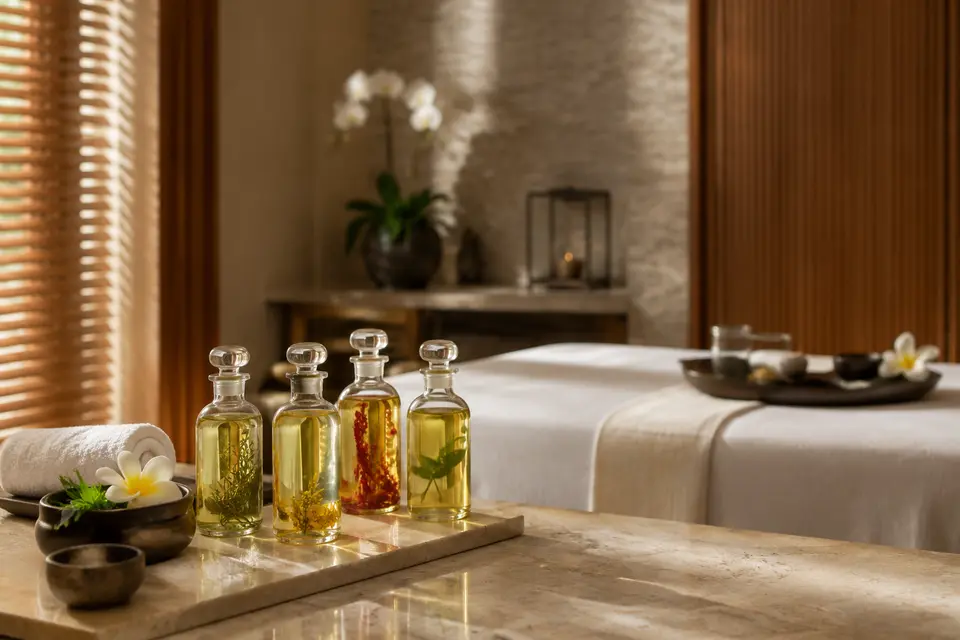 Massage Oils for commercial spas, salons, and wellness properties