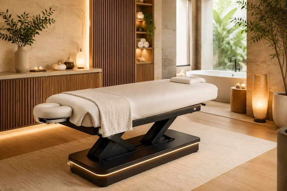 Massage Tables for commercial spas, salons, and wellness properties