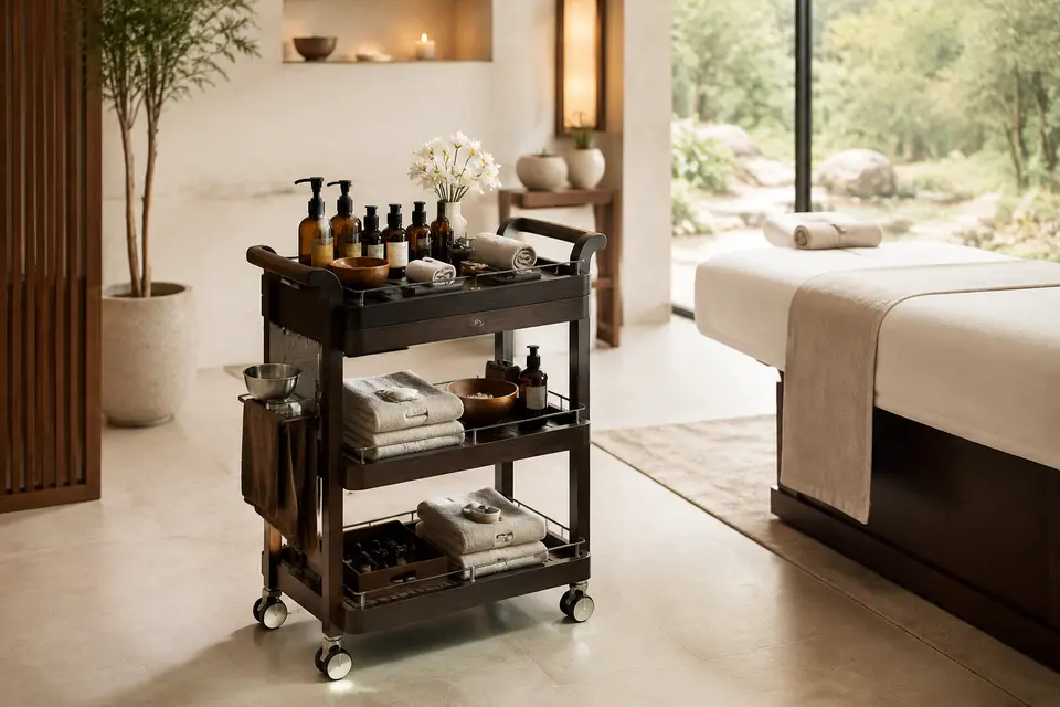 Spa Carts for commercial spas, salons, and wellness properties