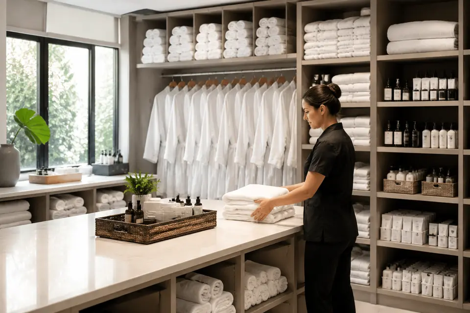Commercial spa linen capacity planning