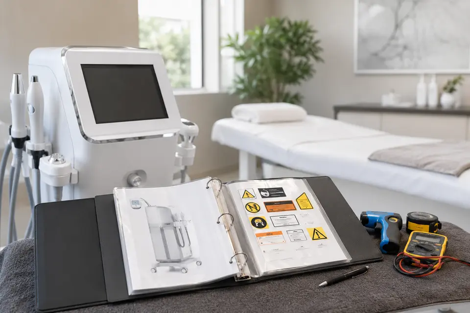 Commercial spa equipment documentation review