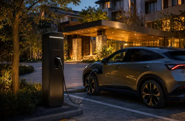Electric-Vehicle Charging Equipment for hotels and hospitality properties